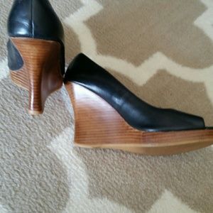 Steve Madden Peeptoe Wedge Heels